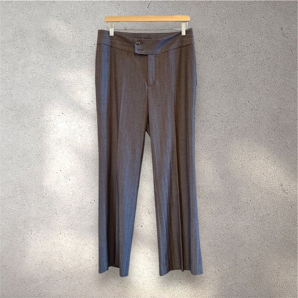 NYDJ Not Your Daughters Jeans Women Petite NWT Brown Herringbone 10P Dress Pants